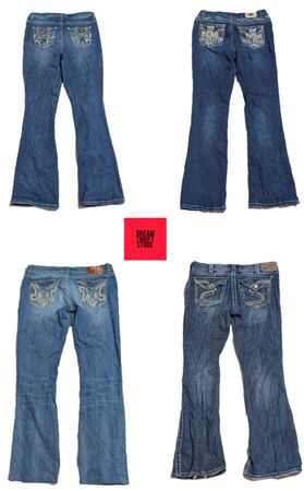 DESIGNER Y2K INSPIRED JEANS