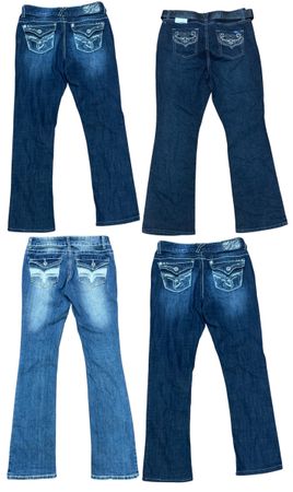 Y2K Unique jeans 10 pcs At 1232