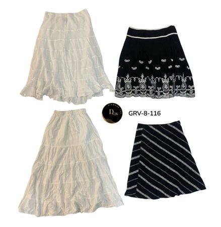 Women’s Cotton Skirt – Premium Breathable Fit Y2K Vintage Style Skirt. (GRV-8-116)