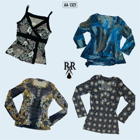 Y2k Blue Hour Vibe Mix Tops (AA-1321)