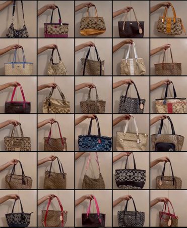 Maßgefertigte handverlesene Coach Taschen