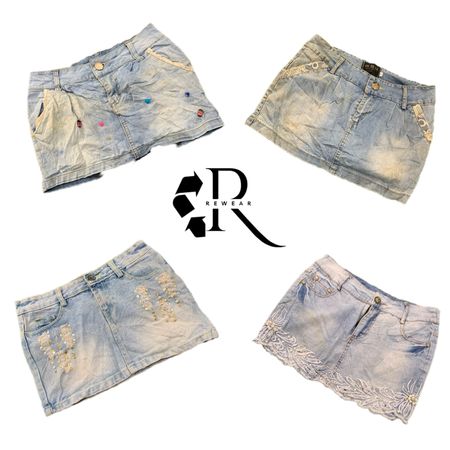 Y2K NYC IT Girl Denim Mini Skirt RW-2245