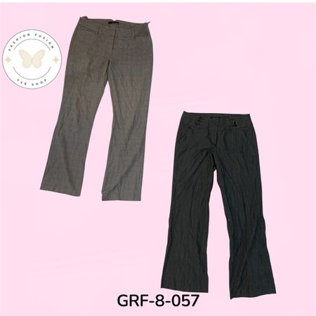 Y2K Poly Pants Collection | Assorted Vintage Women’s Trousers | Wholesale (GRF-8-057)