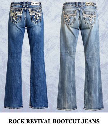 Jeans Bootcut Rock Revival Para Mulheres