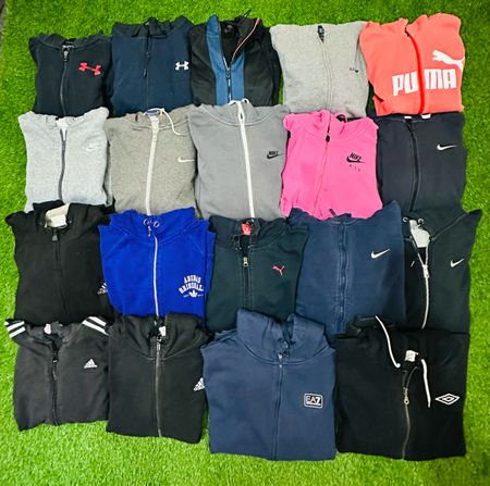 Mix-Marken-Reißverschluss-Hoodie