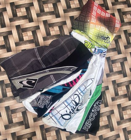 Oneill,Ripcurl and quiksilver surfer shorts