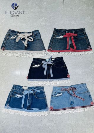Upcycled Denim Skirts - EVR0371
