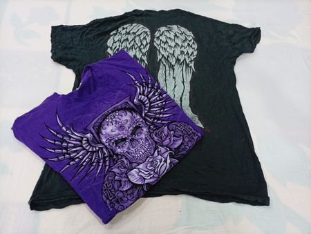 CR11265 Vintage Skull T-Shirts
