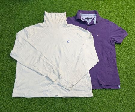 7749 - Ralph Lauren, Tommy Hilfiger Half- und Langarm-T-Shirts und Rollkragen