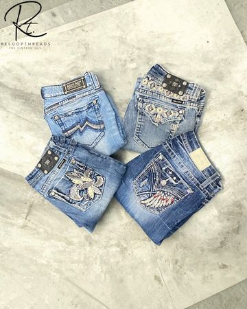RT 1609 Miss Me Bootcut Jeans
