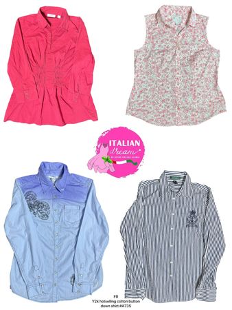 Y2k hotselling cotton button down shirt