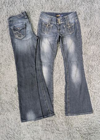 ***Women's Y2K Flare Jeans Mixed Rise