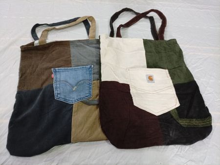 CR10937 Upcycled Levi’s and Carhartt Bags
