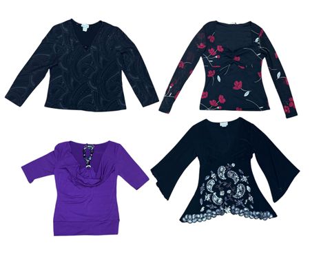 Y2K Long Slvess Tops 14 pcs At 1231
