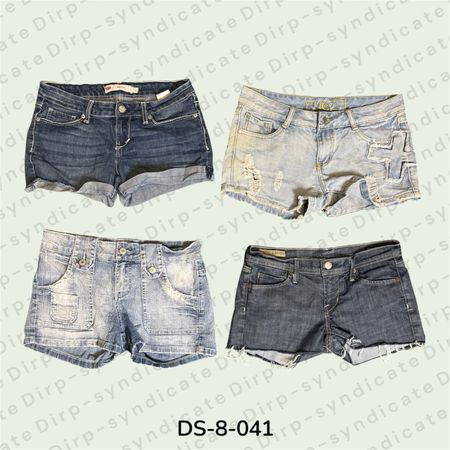 Y2K Mini Denim Shorts | Casual Streetwear (DS-8-041)