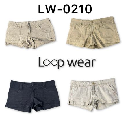 Y2K Coton Micro Mini Shorts