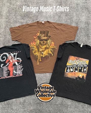 🔴 Vintage Music T-Shirts - (23/09)