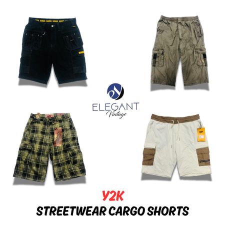 Y2K Street Wear Cargo Shorts - EV0516