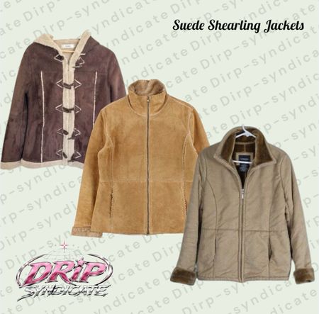 Wildleder Shearling Jacken