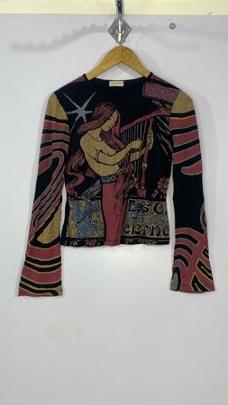 Vintage Y2K  Printed Long Sleeve Top’s Collection