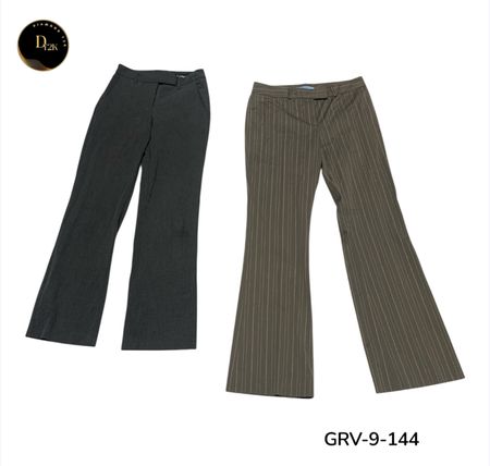 Pantalons en polyester pour femmes Y2K – Style vintage classique (GRV-9-144)