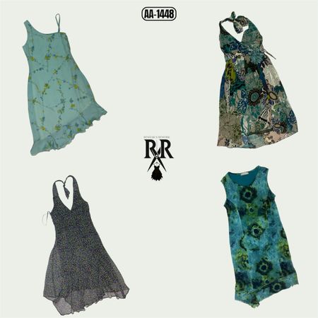Robe Y2k Ocanic Blue Mix (AA-1448)
