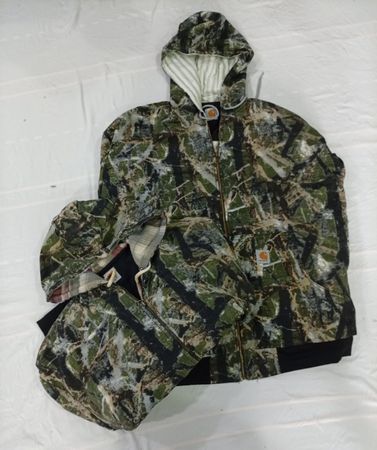 CR10961 Upcycled Carhartt Camo Jackets