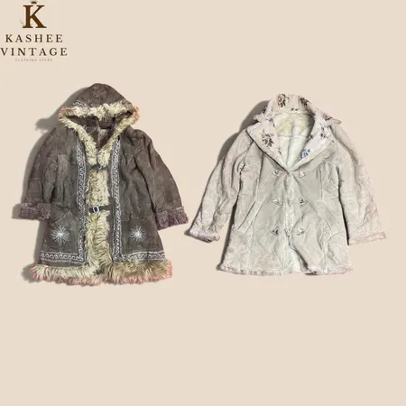 vintage boho afghan coat