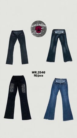 Y2K jean bootcut WR-2546