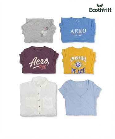 Aeropostale Women T-Shirts & Tops - 17 pcs