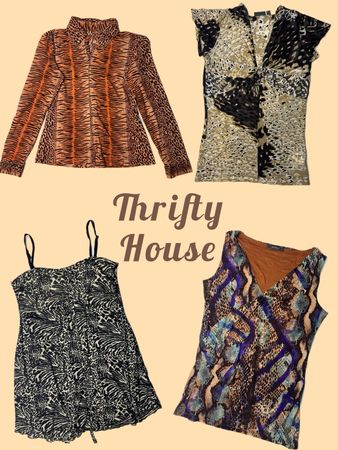 Y2K Jungle Glam Mix Tops(TH/720)