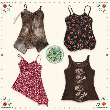 Y2K Girly Going Out Tops & Camis Mix :10pcs (B2)