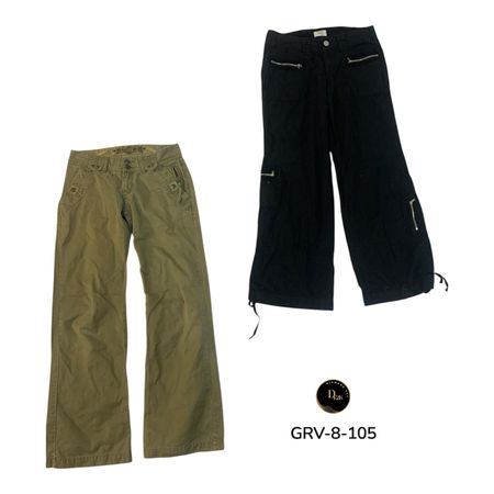 Women’s Utility Capri Pants – Premium Y2K Vintage Collection. (GRV-8-105)