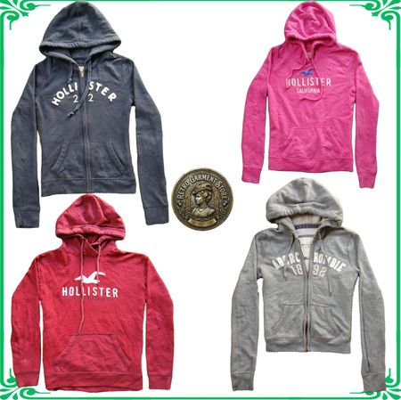 Vintage Y2K Activewear Hoodie Collection
Hollister Abercrombie Zip Up Hoodie Sweatshirt Lot A128