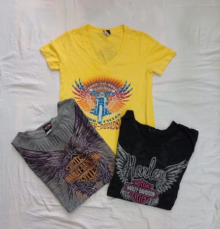 CR12535 Vintage Harley Baby Tees
