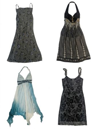 Vintage Y2K Party Dresses (TR-1027)
