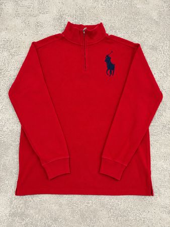 Ralph Lauren 1/4 Zip Sweaters - [TS-0829]
