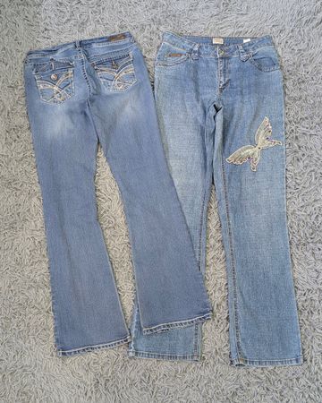 ***Vêtements brodés Y2K – Mélange de mode tendance des années 2000