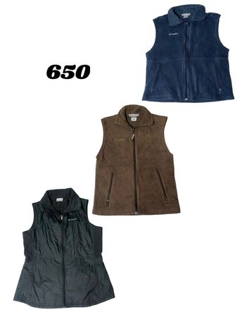 Columbia Vintage Fleece-Weste für Herren und Damen #650