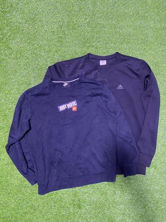 Felpa Nike e adidas