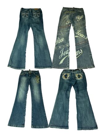 Y2K flare jeans |V-T778