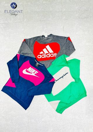 Upcycled Mix Branded Sweatshirt - EVR0445