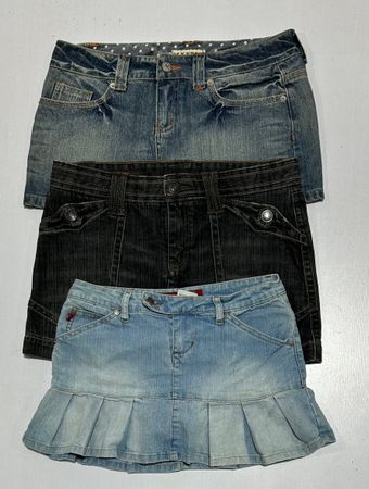 Y2k Denim Mini-Röcke (1285)