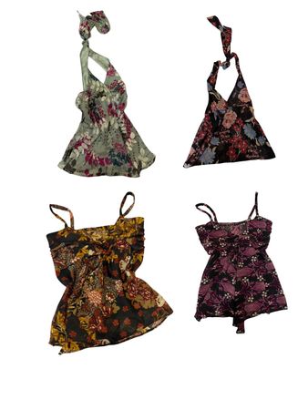 Upcycled Y2K Cami Tops