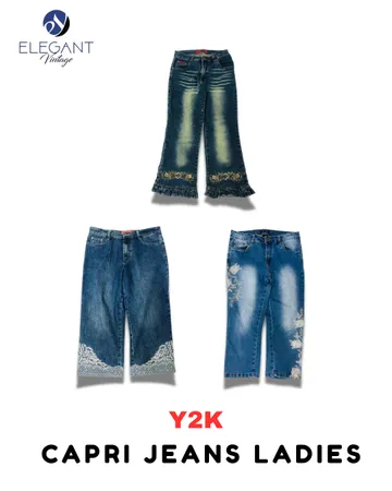 Jean Capri Y2K pour femmes - EV1773
