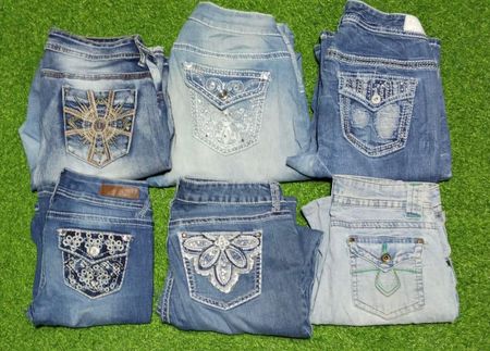 WALLFLOWER AND OTHER MIX BRANDS JEANS (B 72)