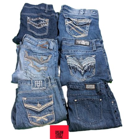 Y2K INSPIRED JEANS BRAND'S INCLUDED GRACE,EARL, ETC