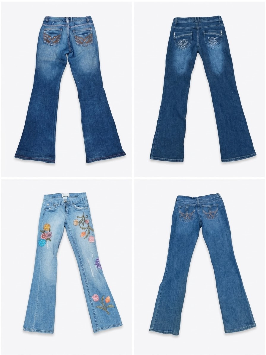Y2Kフレアジーンズ ビンテージ卸売